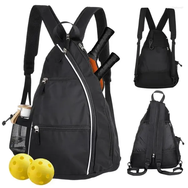 Mochila Pickleball para Mulheres Homens Reversível Raquete de Tênis Leve Saco Impermeável Oxford Pano Badminton