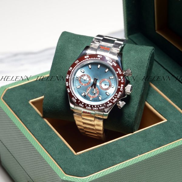 Çok Fonksiyonlu Otomatik 2813 Hareketli Aydınlık Saatler Yüksek Kaliteli Moda Stili Watchsc Sports AAA Watchmen Montre De Luxe Bilek Swatches Hediyeler Menwatch Relojes