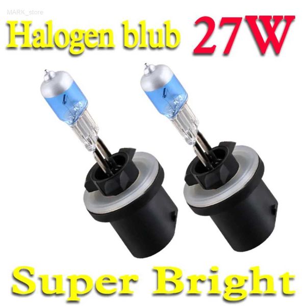 Altre luci per auto 2 pezzi 880 890 PGJ13 Lampadina alogena a nebbia bianca super luminosa ad alta potenza 27 W faro per auto 12 V H27W/1 giallo ambra L204