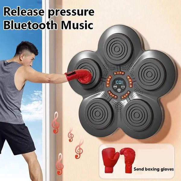 Bluetooth inteligente boxe parede alvo treinamento resposta música pendurado descompressão sanda 240312