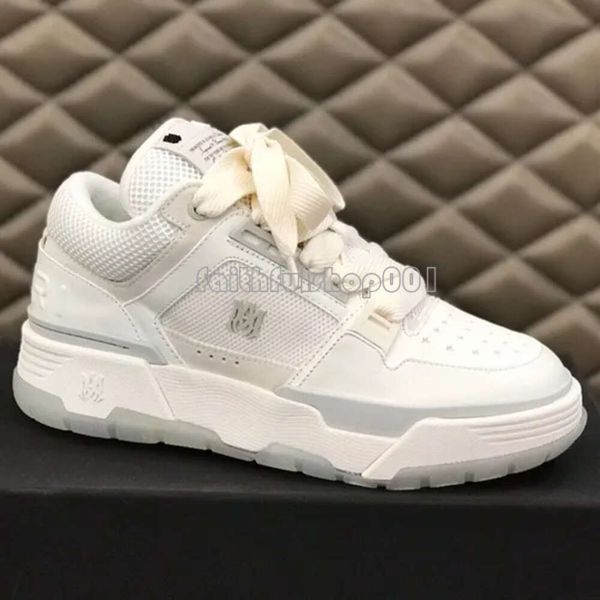 Scarpe Amirir Nuova stagionali da uomo MA1 Casual Scarpe da donna Designe Sneakers Fashion Sneakers Ma2 in pelle Made con la tomaia a cinque stelle per la respirazione con latte con 761 originale