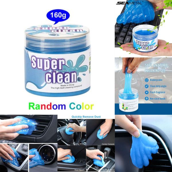 Neu SEAMETAL Auto Gel Multifunktionale Air Vent Outlet Dashboard Laptop Magisches Reinigungswerkzeug Waschen Schlamm Staubentferner Schmutz Reinigen