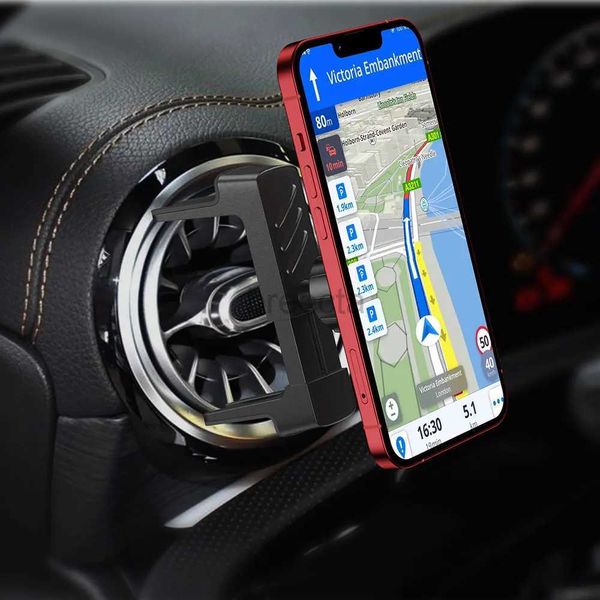 Suporte para montagens de telefone celular Suporte magnético para telefone para carro Suporte para tomadas de ar redondas Suporte para telefone celular forte ímã universal Suporte para montagem em carro para Mercedes Benz 240322