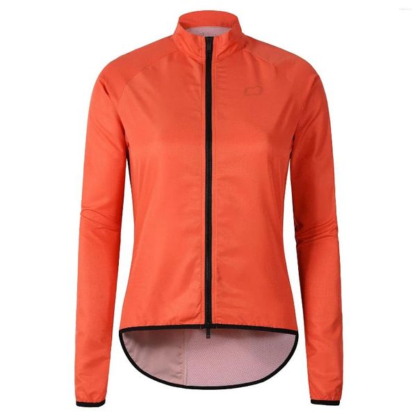Гоночные куртки CATENA Женская велосипедная куртка с капюшоном Велосипедная ветровка Водоотталкивающая велосипедная ветровка Светоотражающий жилет для бега и пешего туризма
