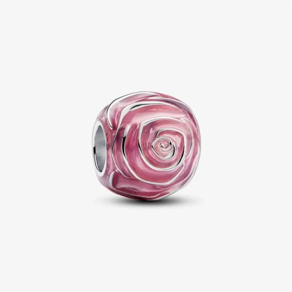 Designer Mulheres Charme Pulseira Mãe Presente DIY Fit Pandoras White Rose em Bloom Colliers Colar Brinco de Luxo Anel Diamantes Pulseira Jóias de Alta Qualidade