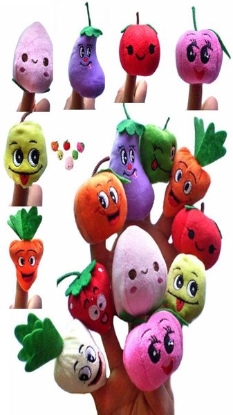 500PCSLOT Soft Fruit Veggie Fingerpuppen Set Fingerpuppen PuppenSpielzeug Geschichtenerzählen RequisitenWerkzeuge Spielzeug Modell BabysKinderKinder2181398