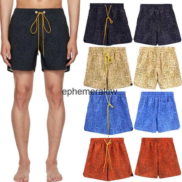 Shorts masculinos marca cobra padrão casual esportes homens melhor qualidade delineador de malha de grandes dimensões escovado praia solta com etiquetas h240401