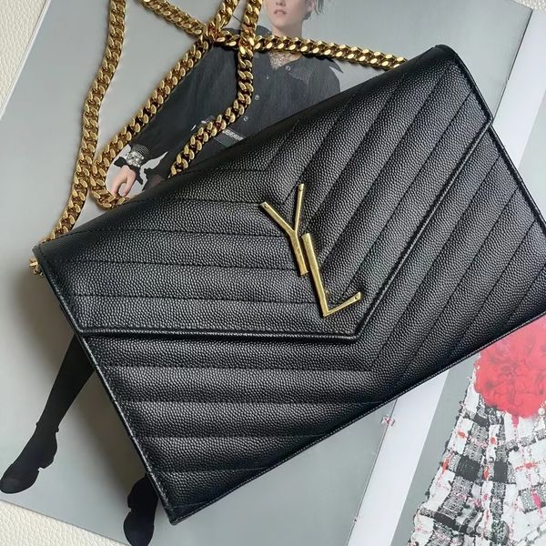 Lüks kadın kavrama woc zarf çantaları ayna kalite erkek çanta zinciri crossbody tasarımcı çanta çantalar bayan hediye cüzdan moda deri omuz tote kırmızı eşit çantalar