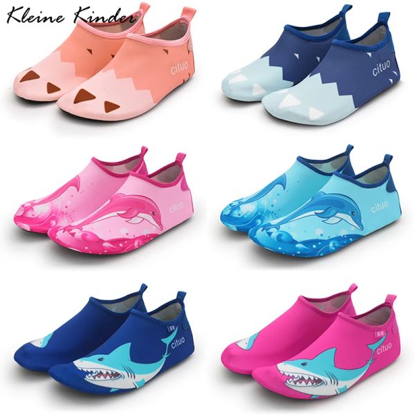 Schuhe barfuß Schuhe Kinder Pantoffeln zum Schwimmen im Sea Kindergarten Home Pool Slip Stop Fischen Badestrand Schuh Aquatische Sneaker