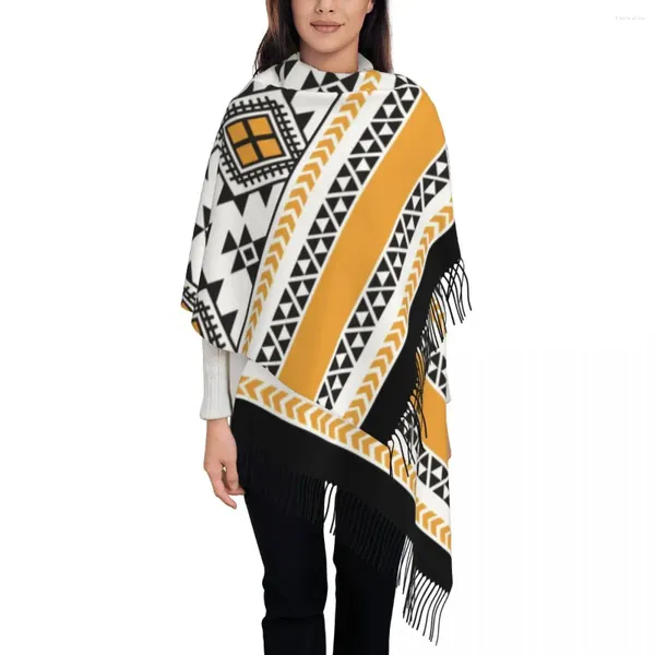 Sciarpe personalizzate stampate Kabyl Amazigh Sciarpa per tappeti Donna Uomo Inverno caldo Africa Etnico Scialle geometrico