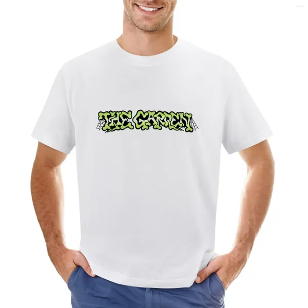 Canotte da uomo The Garden Band T-shirt Abbigliamento estetico T-shirt oversize nera da uomo