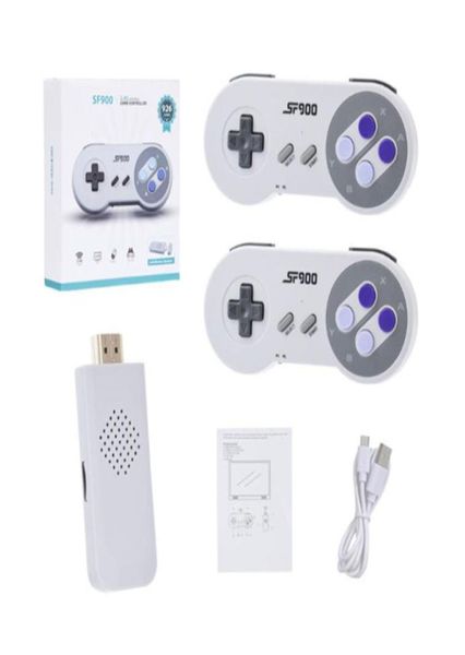 SF900 HD Game Stick Retro-Videospielkonsole mit 1500 Spielen für SNES Wireless Controller 16-Bit-Handheld-Spielespieler4434542