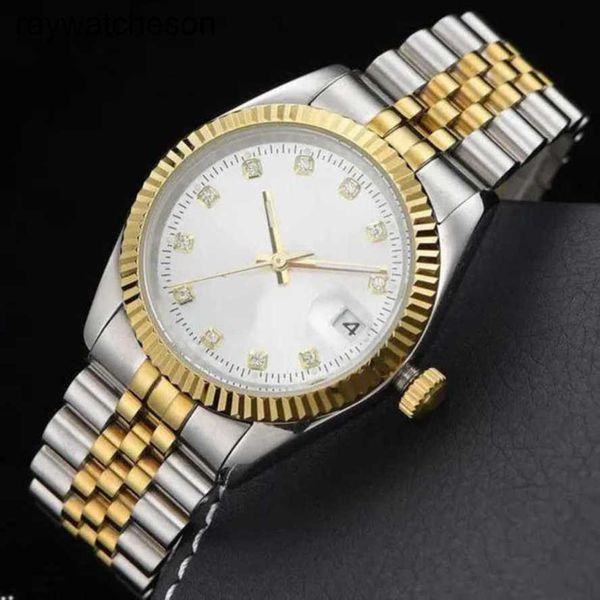 Rolaxs Relógio Relógios Suíços Relógio de Pulso Automático Aaa Designer Rosa Datejust Ice Out com Data Montres Mouvement Banhado a Ouro Prata Escritório Luxo Famoso