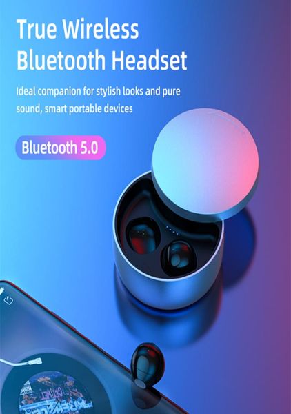 Заводской магазин X21S Мини-невидимые беспроводные наушники Bluetooth-наушники Inear Спортивные наушники с микрофоном в руках Earpiece9110625