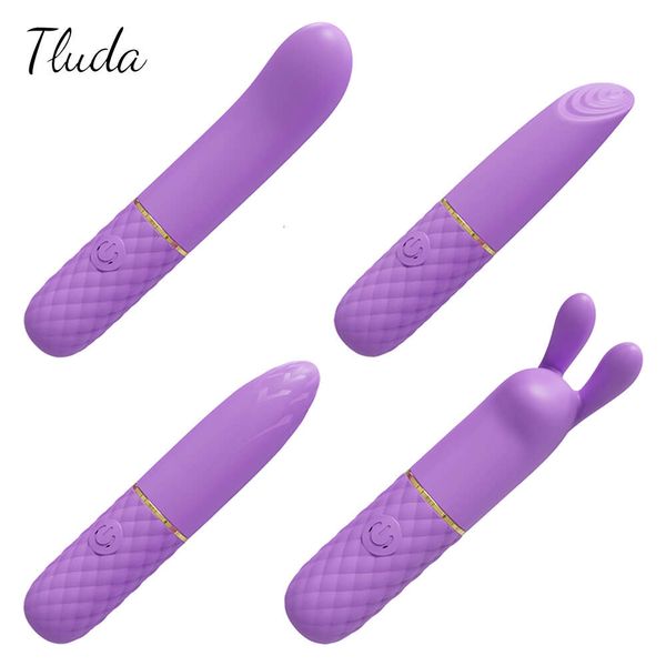 Speed Vibrators 10 Mini Bullet Vibrator Sexspielzeug für Frauen Vagina Klitoris Klitoris Stimulator USB Ladung Spielzeug für Erwachsene Weibliche Masturbation 2024