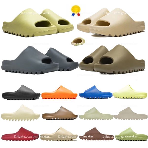 designer pantofola sandali eva appartamenti sandali puro fuliggine bagliore verde nero sabbia del deserto salvia vermiglio resina di carbonio granito occidentale uomo donna spiaggia estiva