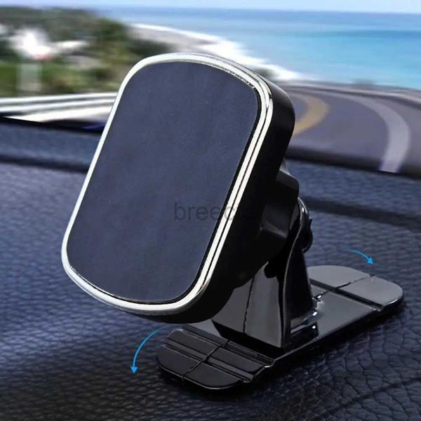 Supporti per cellulari Porta cellulare magnetico per auto Funzionamento con una sola mano Rotante Potente supporto magnetico Supporto per cellulare Supporto GPS stabile per veicolo 240322