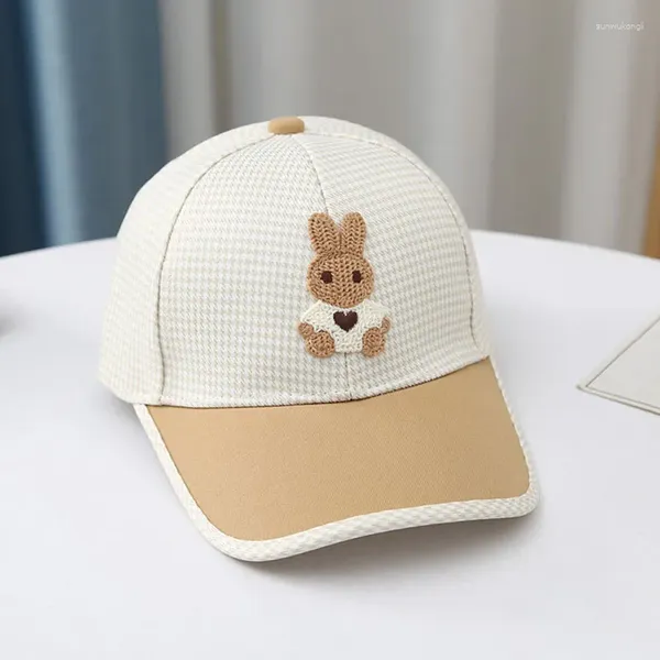 Ball Caps Kinder Baseball Kappe Mode Sommer Mädchen Junge Bär Einstellbar Kinder Hüte Stickerei Snapback Visiere Baby Trucker