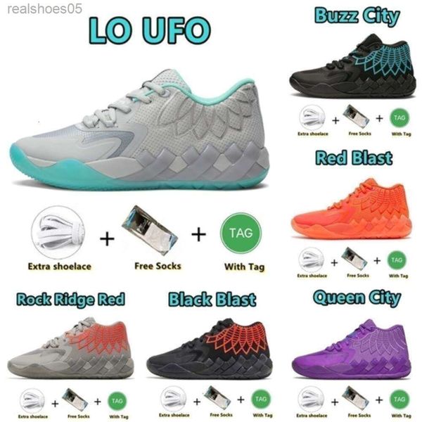 Lame Sports Shoes Rick Lame Ball Basketbol Ayakkabıları Kraliçe Buzz Şehir Siyah Ufo Kırmızı Kaza Rock Ridge Buradan Değil Erkek Sport Trainner Spor Sakinleri 40-46