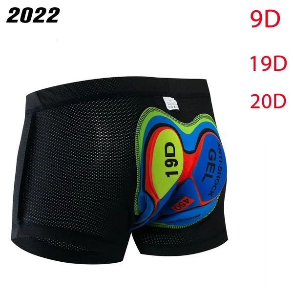 Calções de ciclismo verão bicicleta estrada à prova de choque roupa interior pant mtb montanha dos homens totalmente respirável ciclismo corrida shorts 240313