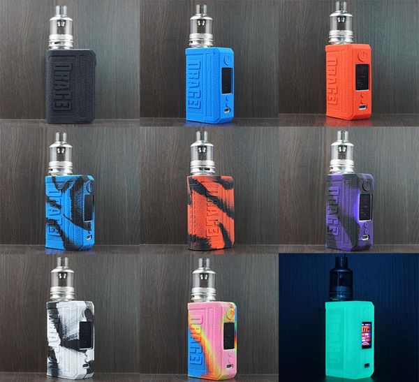 Силиконовый чехол VOOPOO Drag 3, резиновый цветной защитный чехол с рукавом для VOOPOO Drag 3 Kit5082487