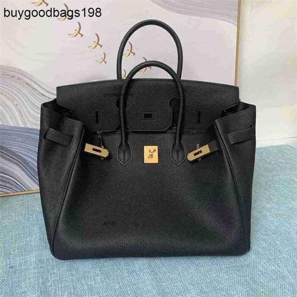 Designer Borse Borse da donna Borse da donna in pelle Togo Pelle di vacchetta Sposa Elefante Grigio Chiusura con fibbia Borsa a mano Leggera Lusso Grande 66av