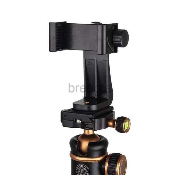 Cep Telefonu Bağlantıları Tutucular 360 Derece Cep Telefonu Klipsi Tüm 1/4 vidalı cep telefonu tutucusu Professsional Tripod Montaj Adaptörü 240322