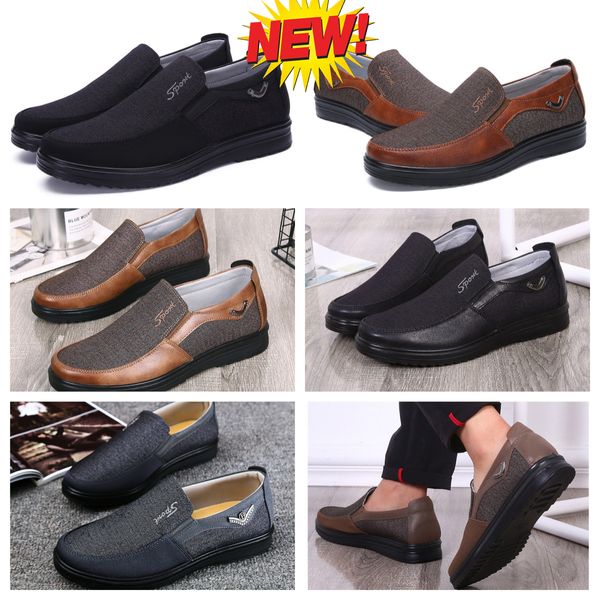 Modell Formaler Designer-GAI-Kleiderschuh für Herren, schwarzer Schuh mit Spitzen, Zehen, Party-Bankett-Anzug, Herren-Designerschuh mit Business-Absatz, EUR 38-50, Softs