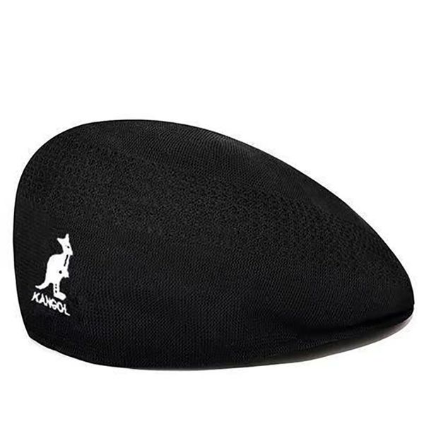 Berretto Kangol femminile cappello da pittore britannico dello stesso stile del designer di canguro 504 cappello a rete di lana