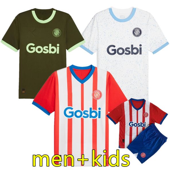 2024 Girona FC camisas de futebol 23 24 ABDON BABA SANCHEZ 8 ALES B. 9 DARIO 10 SAMU SAIZ 14 ALEIX GARCIA 19 N.BUTSTOS 24 BORJA uniformes de camisa de futebol