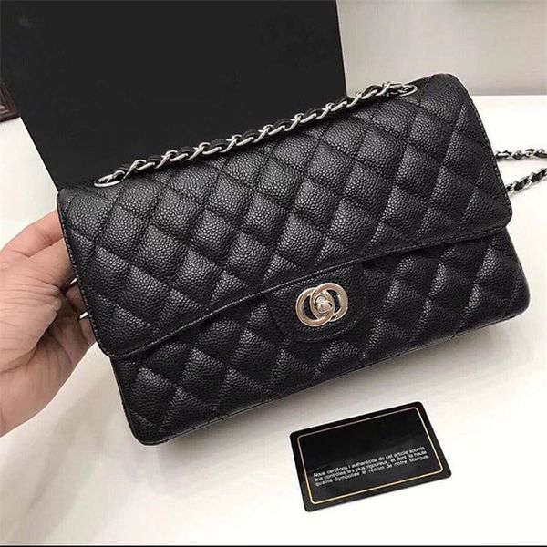 Moda caviar couro clássico flap cc saco mulheres embreagem viagem bolsa de luxo mens cadeia crossbody designer sacos tote espelho qualidade ombro saco cosmético carteiras