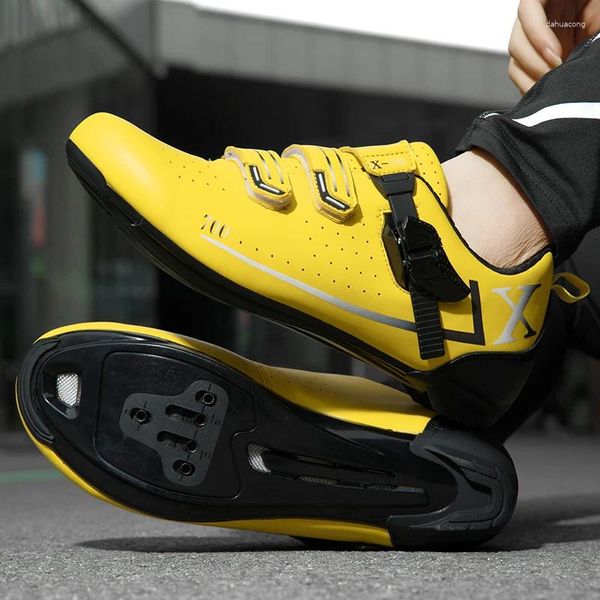 Scarpe da ciclismo Professionali SPD da uomo Sport da strada Sneakers da bici autobloccanti Traspiranti Allenamento in bicicletta Equitazione da corsa