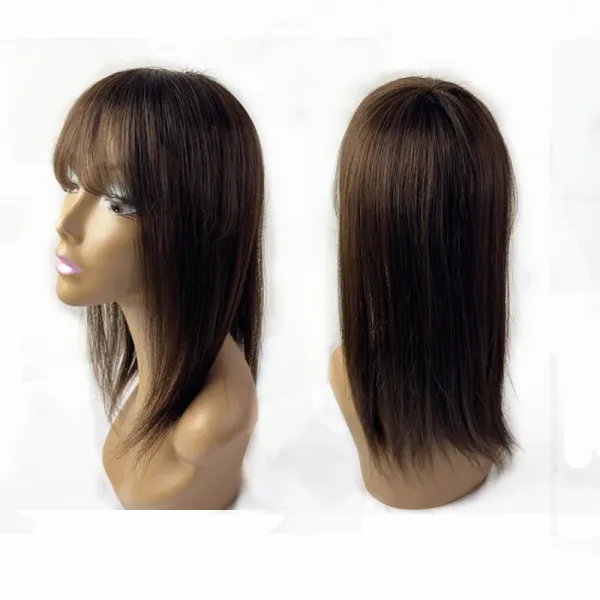 Toppers 100 % Echthaar, dicke Topper für Frauen, brasilianisches Haarteil, natürliche Perücke, 3 Clips in Haarverlängerungen für dünner werdendes Haar, NonRemy