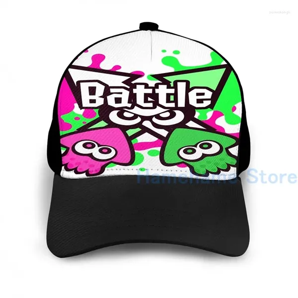 Cappellini da baseball Fashion Splatoon 2 Regular Battle Cappellino da basket Uomo Donna Stampa grafica Nero Cappello unisex per adulti