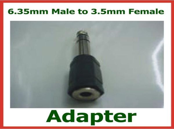 10 Stück Adapter 635 mm Stecker auf 35 mm Buchse Audio Jack Converter Extender Connector1893918