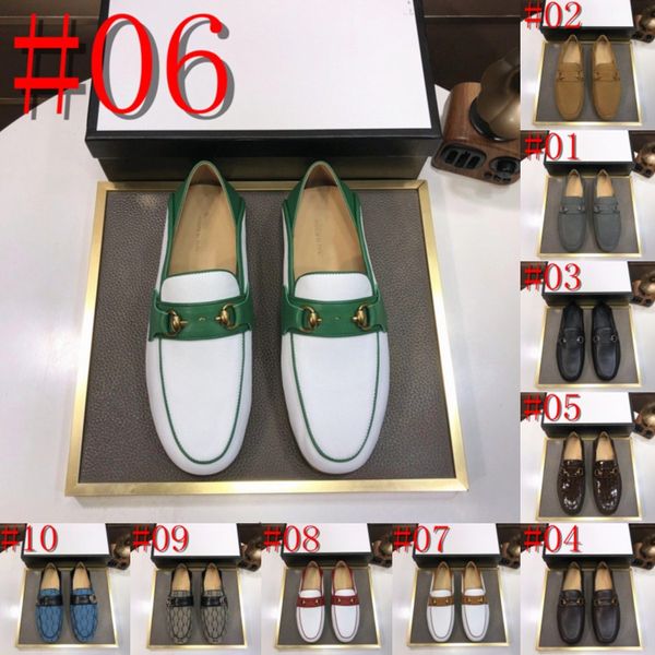 39 Model Yaz Lüks Erkekler Loafers Orijinal Deri Sıradan Ayakkabılar Nefes Alabilir Tasarımcı Ayakkabı Moda Mokasenler Yeşil İnek Süet Loafers Ofis Ayakkabıları