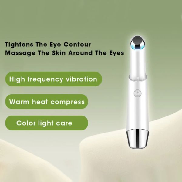 Geräte Augenschönheitsinstrument Augenschönheits-Gesichtsmassagegerät Photonentherapie Augenmassage Vibration Anti-Falten-Lift Straffender Augencremestift