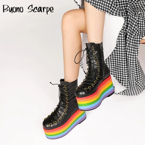 Сапоги Rainbow High Platform Shoes для женских сапог