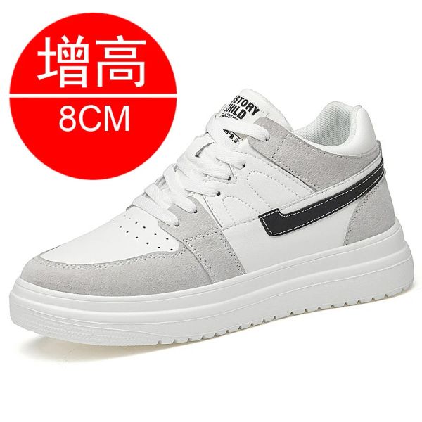 Scarpe da uomo sneaker scarpe ascensore uomini uomini sport sport scartoni casual scarpe da uomo maschi nascosti scarpe alterante interno 8 cm