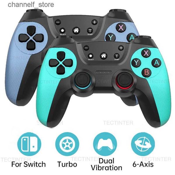 Gamecontroller Joysticks unterstützen Bluetooth Wireless Gamepad Controller kompatibel mit Nintendo Switch Pro Switch Oled Switch Lite PC Controle JoystickY24032