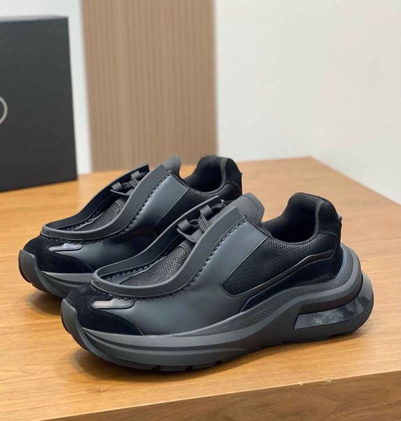 Famosi marchi da uomo Systeme Scarpe da ginnastica in pelle spazzolata Tessuto da bici Elementi scamosciati Scarpe da ginnastica Suola spessa di alta qualità Runner Sport EU38-46