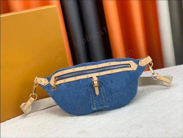 Leinwand Jeans blau Taille Taschen Neueste Stlye Bumbag Cross Body Mode Brust Pack Schulter Tasche Temperament Kreuz Fanny Pack Bum Taille taschen 43837