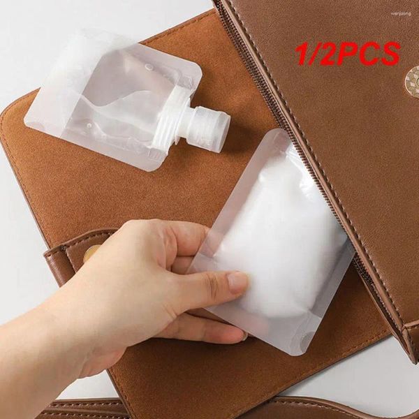 Sacos de armazenamento 1/2PCS Loção Compacta Espaço-economia Descartável Higiene Pessoal Cosméticos Acessórios de Viagem Must-have Conveniente Fácil de Usar