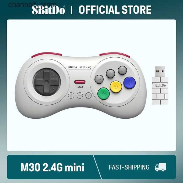 Gamecontroller Joysticks 8BitDo M30 2,4G kabelloses Gaming-Board, geeignet für Sega Genesis Mini und Mega Drive MiniY240322