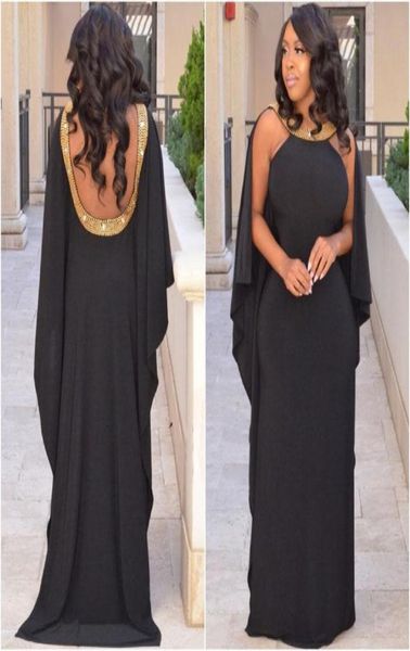 Artı Boyut Dubai Gece Elbise Scoop Hijab Müslüman Boncuklu Siyah Kırmızı Özel Yapımı Caped Denizkızı Prom Elbise Arap Kaftan Parti Elbiseleri1807492