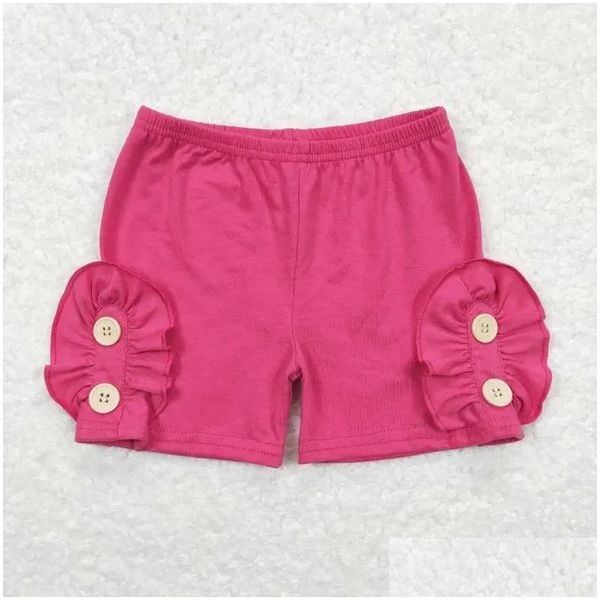 Shorts Großhandel Western Boutique Kleidung Kinder für Baby Mädchen Kleidung Rose Button-Up Spitze Drop Lieferung Mutterschaft Hosen Otwgs