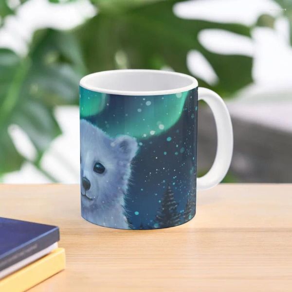 Canecas Caneca de café Urso Polar Copos misturadores grandes para café