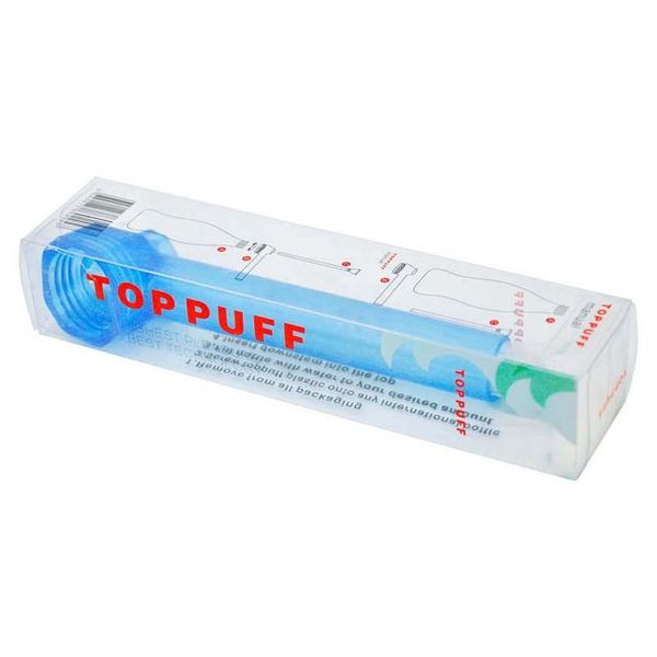 Tubos de fumar Toppuff Viajando Portátil Acessórios de Cachimbos de Água Top Puff Acrílico Vidro Bong Instant Screw On Bottle Converter Tob Otw58