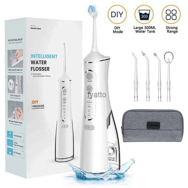 Outros aparelhos Mens bocal dental oral automático pia máquina de limpeza oral 300ML tanque de água à prova d'água equipamento de limpeza de dentes H240322