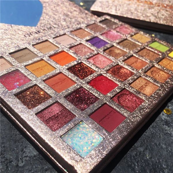 Shadow New Eyeshadow Palletes 35 colori Ultra Fine Powder Pigmented Shadows Glitter Diamond Shimmer Makeup Eye Shadow Palette